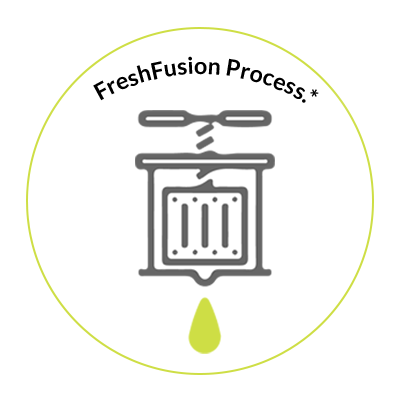 Sugarcane juice made with freshfusion process